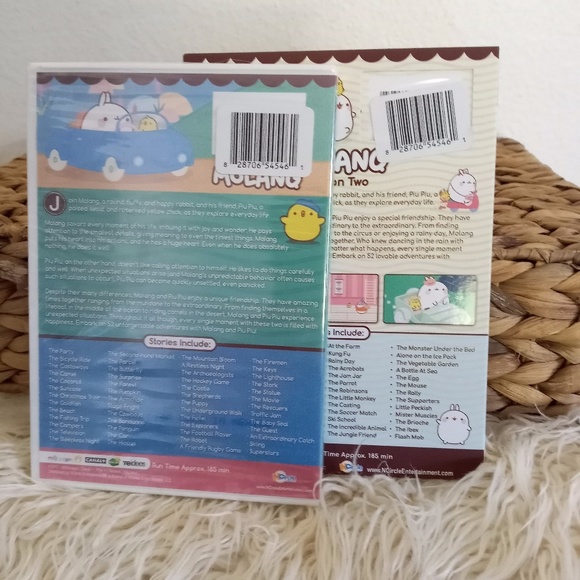MOLANG 2 DVDs Season 1 & 2 BRAND NEW SEALED * 6 Hours Friendship Caring Respect - Picture 3 of 5